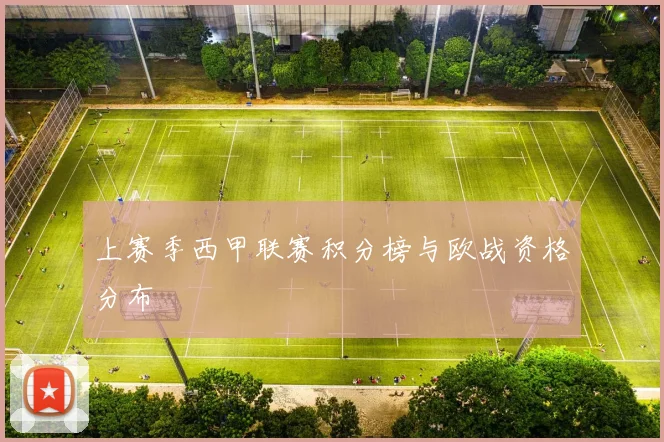 上赛季西甲联赛积分榜与欧战资格分布
